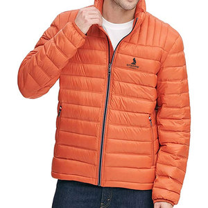 Veste d'hiver respirante de qualité supérieure pour hommes, taille adulte, personnalisable, vente en gros, doudoune à col montant, design unique sur le devant - Product Image 1