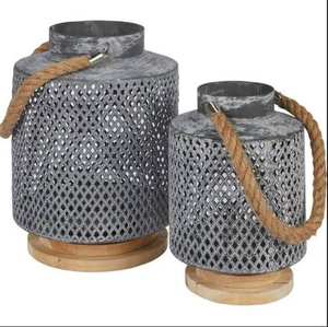 Lanterne en métal pour l'extérieur, éclairage suspendu créant une ambiance et un style médiéval spectaculaires pour l'extérieur. - Product Image 5