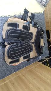 Nuevo delantal de cuero para herrador, ajustable en la cintura, delantal de protección para herrado de caballos con 4 bolsillos para cuchillos de herrado, 29 pulgadas - Product Image 5