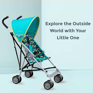 POLKA TOTS Poussette Compacte pour Nouveau-Né Landau Pliable pour Bébés EasyDrift Buggy Poussette (ZippiZest Vert Couleur) - Product Image 6