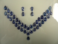 Lot de 39 pierres précieuses Tanzanite facettées en forme de poire, qualité supérieure, 78 carats, pour la création de bijoux sur mesure.