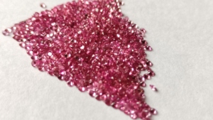 Turmalina Rosa Natural de 2 mm, Corte Brillante Redondo, Facetada, Piedra Preciosa Suelta para Joyería, Turmalina Rosa Calibrada - Product Image 3