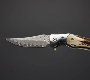Couteau de poche pliant professionnel populaire pour l'extérieur, lame en acier inoxydable, poignée personnalisée, support OEM, DIY, haute qualité - Product Image 3