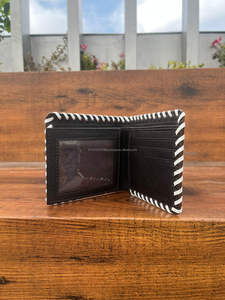 Meilleure vente Portefeuille occidental en cuir véritable de cow-boy fait à la main avec motifs floraux usinés à la main pour hommes et portefeuille de luxe sculpté à la main pour hommes - Product Image 6