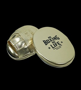 No Boxing No Life Premium Cowhide Leather <b>Focus</b> Mitts Custom Logo Boxing Kickboxing MMA Muay Thai Training <b>Pads</b> - Product Image 4
