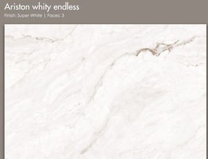 Baldosa de porcelana con aspecto de mármol blanco brillante de 1200 x 1800 mm, baldosa de porcelana brillante para suelo y pared, ideal para pasillos, escuelas, centros comerciales y hoteles. - Product Image 6