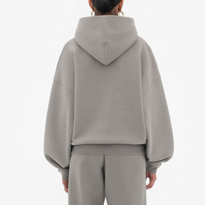 Sweat à capuche pour femme, style streetwear, respirant, effet délavé, imprimé, hiver, coupe oversize, épaules tombantes, logo personnalisé - Product Image 5