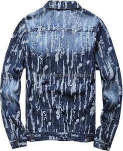 Boomletcorp Oem Service Denim Jackets Hot Selling in High Quality 2024 Street Wear Customized Best Sale Denim Jackets for Men. - Product Image 2