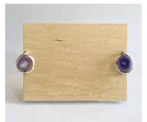 Plateau de service rectangulaire en bois de manguier avec poignée en agate, plateau de service alimentaire artisanal indien, plateaux de service décoratifs rectangulaires modernes - Product Image 2