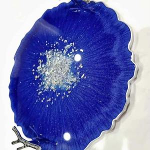 ถาดเสิร์ฟเรซิ่นทำมือ ถาดอีพ็อกซี่ตกแต่ง ถาดเรซิ่นปลอดภัยสำหรับอาหาร ถาดของตกแต่งบ้าน ถาดของขวัญ ถาดเรซิ่นขายส่ง - Product Image 4