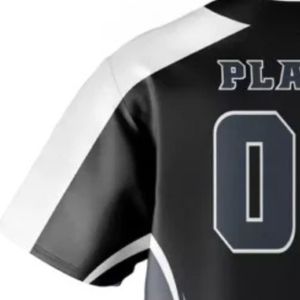 Maillot de baseball noir, gris et blanc pour homme, chemise d'équipe entièrement boutonnée, respirante, légère, uniforme sportif, entraînement - Product Image 6