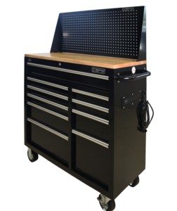 Armoire à outils robuste en acier thermolaqué à 10 tiroirs pour garage et atelier - Product Image 4