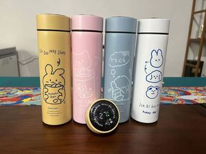 Bouteilles d'eau à bas prix, mignonnes et simples, pour étudiants et enfants, en acier inoxydable, cadeau de Noël, tasse isotherme - Product Image 4