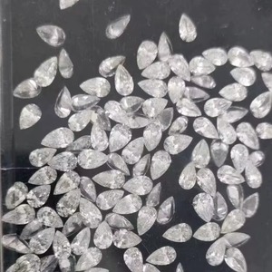 Diamant de laboratoire HPHT en forme de poire, non certifié, de 0,10 carat (ou moins), pour la vente en gros B2B, destiné aux acheteurs mondiaux de diamants B2B - Product Image 1