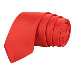 Corbata roja sólida - Product Image 1