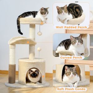 Giocattoli divertenti per gatti per interni con corda di Sisal naturale su cui grattare e giocare - Product Image 6