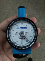 Testeur de dureté portable ADIS, échelle Shore A, corps en plastique, couleur bleue, conception durable pour les tests de matériaux, à vendre