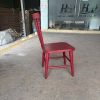Chaise de salle à manger moderne en aluminium, finition thermolaquée rouge, durable, écologique, design à dossier en spirale, pour restaurant, bar, école, maison