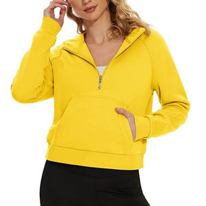 High Quality Women's Oversized Fleece Hoodie Pullover Kangaroo Pocket Custom Logo Sweatshirt Winter Quick Dry Breathable - Product Image 1