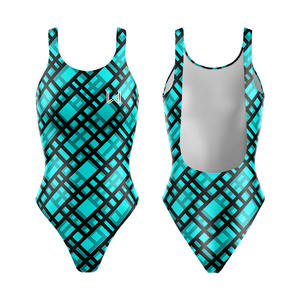 Maillot de bain de compétition professionnel pour femmes, imprimé léopard floral, en spandex/polyester, séchage rapide, respirant, pour la plage et la piscine - Product Image 1