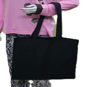 Bolsas de Lona de Algodón al por Mayor con Cierre de Cremallera, Diseño Sólido, Opciones de Varios Tamaños - Reutilizables para Compras y Viajes, Disponibles en Varios Colores - Product Image 6