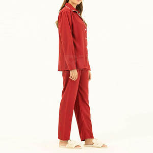 Vêtements de nuit pour femmes en coton, vente directe d'usine, couleur unie, légers, pour l'été, durables, fabriqués au Pakistan, taille personnalisée, service OEM - Product Image 5