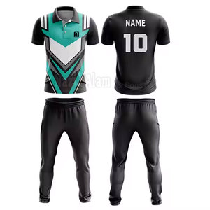 Ensemble d'uniformes de cricket haut de gamme pour équipes, comprenant un maillot léger et un pantalon flexible, pour les joueurs de club et d'école - Product Image 6