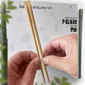 Palillos de bambú japonés natural personalizados, tradicionales, de 21-23 cm, lisos, desechables, para sushi, suministros para el regreso a clases. - Product Image 5