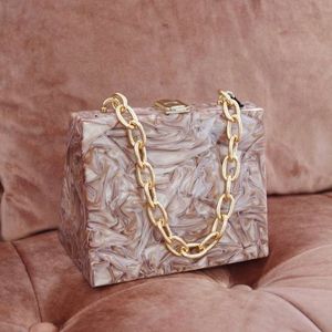 Bolso de Mano de Resina Ecológica con Cristales para Damas, Accesorio Elegante - Product Image 4