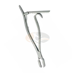 Pinza de sujeción ósea Kern Premium de alta resistencia con mandíbulas dentadas de acero inoxidable, instrumento quirúrgico ortopédico para una sujeción segura - Product Image 4