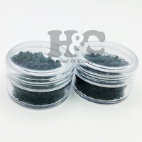Kit d'extensions capillaires avec micro-anneaux colorés de 2 mm, perles nano, pinces à kératine, 100 perles de qualité chirurgicale en acier inoxydable pour usage en salon de coiffure