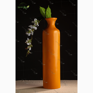 Florero de bambú hecho a mano de Vietnam, decoración ecológica para el hogar - Product Image 6