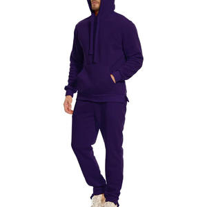 Ensemble de survêtements pour hommes en tissu brossé, personnalisable pour les détaillants américains, faible MOQ, vente en gros directe usine - Product Image 5