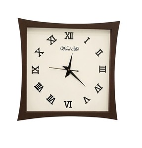 Horloge murale moderne en quartz faite à la main avec affichage à aiguilles en forme de diamant pour la décoration de la maison, du bureau, du studio ou de mariage - Product Image 1