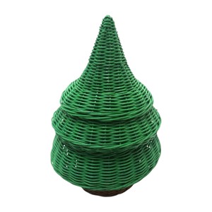 Cesta de Mimbre Tejida a Mano de la Mejor Calidad para Árbol de Navidad, Cajas de Almacenamiento para Regalos de Navidad, Estilo Vintage, la Mejor Opción para Regalo de Navidad - Product Image 4