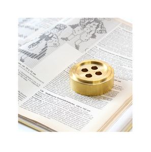 Solid Brass Rounded Paper Weight Showpiece and Paperweight Traditional Style Home Office <b>Table</b> Decor Gift At Good Price - Product Image 5
