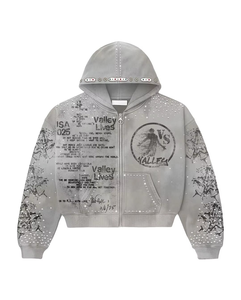 Sudadera con capucha de alta calidad, mejor precio y tendencia actual, con impresión personalizada de logotipo en serigrafía y DTG, con cremallera completa para hombre. - Product Image 6