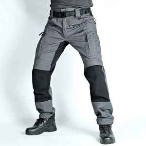 Pantalones Casuales de PU para Hombre, Estilo Punk Vintage Gótico, Ligeros, de Cintura Media, con Bolsillos, para Uso Táctico - Product Image 4