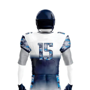 Conjunto de Pantalones y Camiseta de Fútbol Americano Personalizados para Equipo, Manga Corta, Diseño Impreso, Poliéster Transpirable UPF 50+ para Entrenamiento - Product Image 6