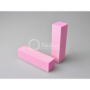 บล็อกขัดเล็บเกาหลี 120 กริต สีชมพู สีส้ม สีเหลือง รับผลิตโลโก้ OEM สำหรับร้านทำเล็บ ขายส่ง - Product Image 1