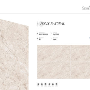 กระเบื้องพอร์ซเลนแกะสลักลายหรูหราทันสมัย ขนาดใหญ่ 800x1600 1200x1800 750x1500 มม. สำหรับตกแต่งภายใน ภายนอก และผนัง - Product Image 1