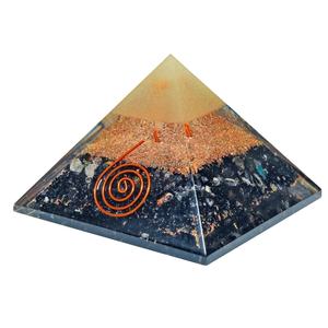 Artisanat en pierres semi-précieuses pour la protection contre les EMF : Agate sculptée Fleur de Vie, Malachite, Pyramide d'Orgone, Cristaux - Product Image 2