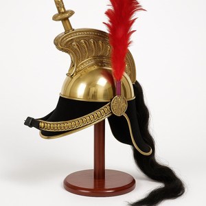 Casque de pompier britannique vintage en laiton poli fait main CH Calvin, idéal pour Halloween, la remise des diplômes ou Noël - Product Image 3