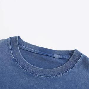Camiseta de Hombre Personalizada de Alta Calidad, Estilo Urbano, Lavado Ácido, Vintage, 100% Algodón, Tejido de Punto, con Estampado - Product Image 5