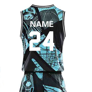 Uniforme de Baloncesto Reversible Multicolor con Estampado de Animales/Letras - Conjunto de Pantalones Cortos de Malla Transpirable - Alto Rendimiento y Secado Rápido - Product Image 3