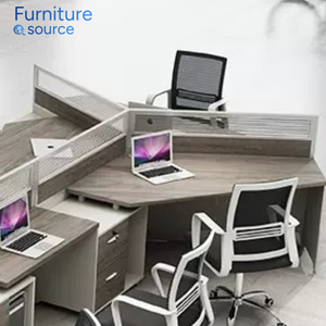 โต๊ะทำงานพร้อมที่เก็บของ MDF โต๊ะสำนักงานไม้วีเนียร์สไตล์เรียบง่ายกรอบแข็งแรงสไตล์หรูหราสำหรับอพาร์ทเมนต์โรงงานเวียดนาม - Product Image 2