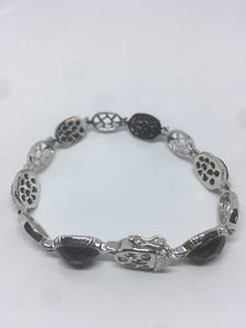 Vintage Black Onyx <b>Bracelet</b> 925 Sterling Silver <b>Gemstone</b> <b>Bracelet</b> Elegant Jewelry Gift For Women - Product Image 3