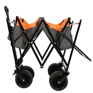 Vagoneta Plegable Ligera de 480 Libras con Toldo, Ruedas Todoterreno de 7 Pulgadas, Carrito de Camping Plegable de Gran Capacidad - Product Image 2