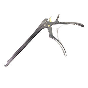 Perforadora de hueso de acero inoxidable de alta calidad Kerrison Rongeur 90 grados corte hacia arriba 140mm longitud 4mm mandíbula 5,12 ancho no estéril - Product Image 3