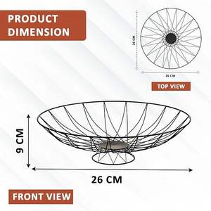 Panier de rangement décoratif en métal industriel avec poignées pour le rangement dans le salon - Product Image 2